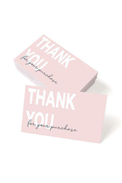 Choice 9x5x2cm Thank you Card 50Pcs Exquisite Thank You Cards,Elegant And Pro...