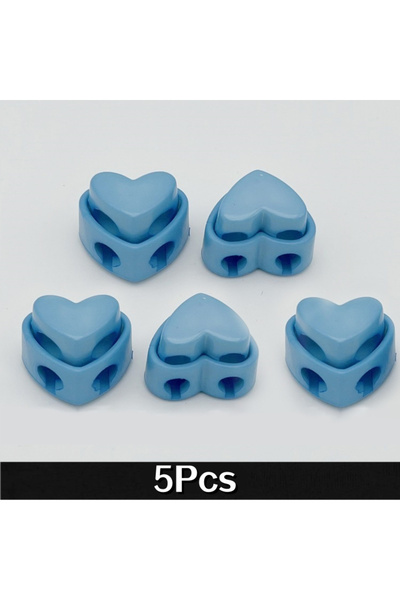 Choice4 9 قطع/مجموعة من سدادات إبر الحياكة الملونة على شكل قلب، واقي طرف الإب...