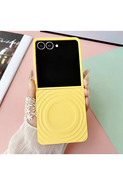 Choice8 Galaxy Z Flip7 Yellow Phone Case for Z Flip 7 fe 6 5 Flip7 Flip6 Flip...