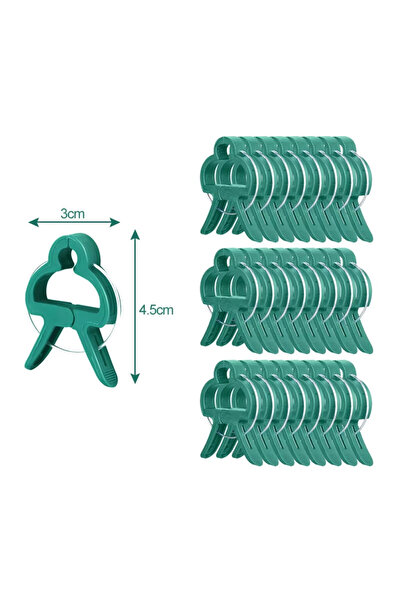 Choice 10 قطع من مشابك تثبيت النباتات الخضراء 10/100 قطعة، قابلة لإعادة الاست...