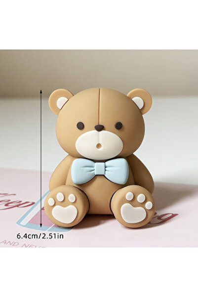 Choice9 زينة كعكة على شكل دب صغير، زينة أكواب الكيك، زينة كعكة على شكل دب صغي...