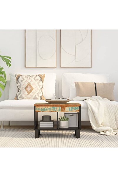 Concept Masă de cafea, 55x50x40 cm, lemn masiv recuperat