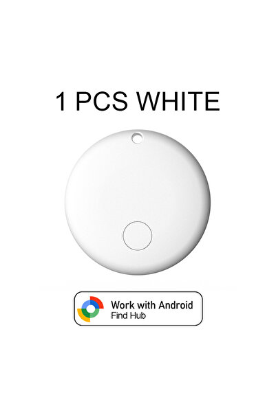 Choice1 جهاز تتبع GPS صغير أبيض اللون - قطعة واحدة، يعمل بنظام Android، مزود ...