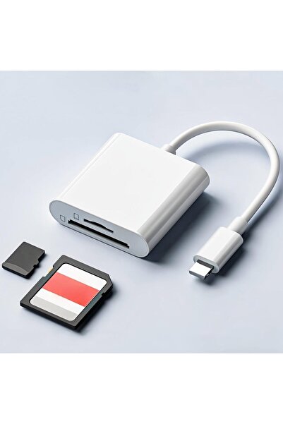 Choice 2IN1 SD Card Reader for iPhone, High-Speed Dual Card Slot Memory Card ...