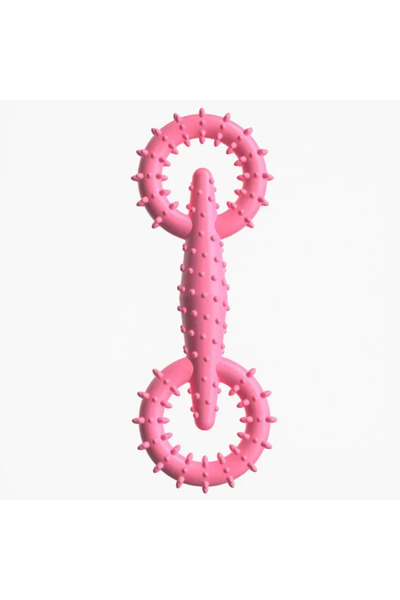 choice2 لعبة مضغ جرو بحلقة سحب حمراء غير قابلة للتدمير للحيوانات الأليفة، لعب...