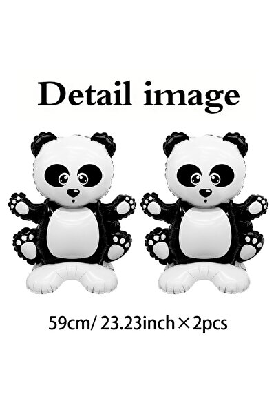 Choice Other 2pcs 2pcs Panda Cartoon Shaped Aluminum Film Balloon Animal Ball...