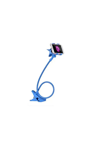 choice2 حامل هاتف مرن من الياقوت، قطعة واحدة، حامل مرن ذو رقبة معقوفة مع مشبك...