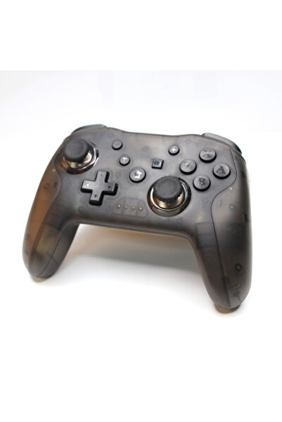 Choice عصا تحكم لاسلكية شفافة سوداء من GAMINJA NS009S لأجهزة N-Switch والكمبي...