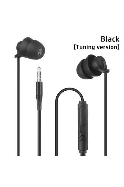 Choice4 سماعات أذن بأسلاك 3.5 ملم بخاصية إلغاء الضوضاء، مصنوعة من السيليكا جل...