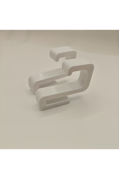 choice2 خطافات دش ثلاثية الأبعاد شديدة التحمل، بيضاء اللون، قطعتان أو نصف قطع...