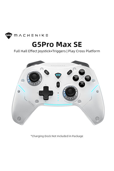 choice2 وحدة تحكم الألعاب MACHENIKE G5Pro Max SE بيضاء اللون مع خاصية الشحن، ...