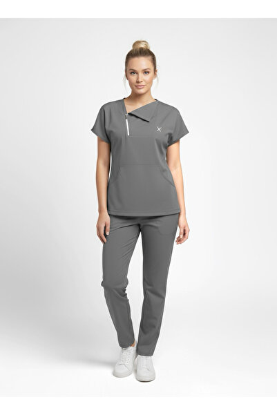 X Medical Wear Ms Single Collar Serisi Takım Scrubs