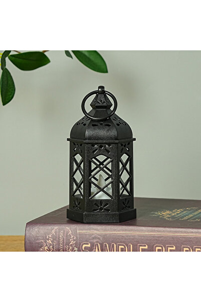 Choice1 مصباح مكتبي أسود عتيق، ديكور جو، هدية إبداعية، مصباح رياح سداسي الشكل...