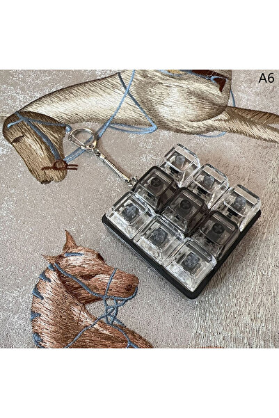 Choice لعبة KOQZM A6 المضحكة لتخفيف التوتر، تتكون من 9 مفاتيح، مناسبة للبالغي...