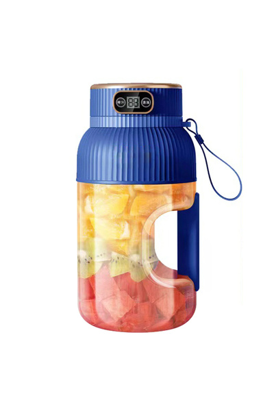 choice2 كوب عصارة فواكه أزرق محمول، خلاط فواكه كهربائي، كوب تحريك، سعة كبيرة،...