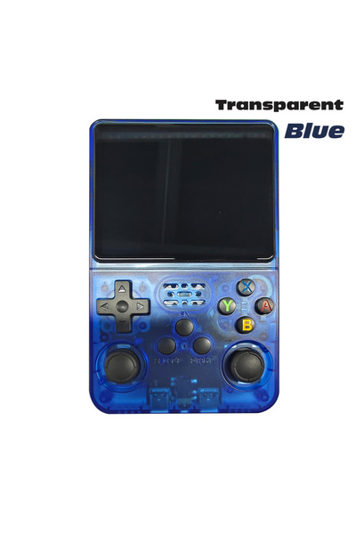 Choice27 جهاز ألعاب محمول كلاسيكي 64 جيجابايت R36S Clear Blue 2025 R36S R36Pl...