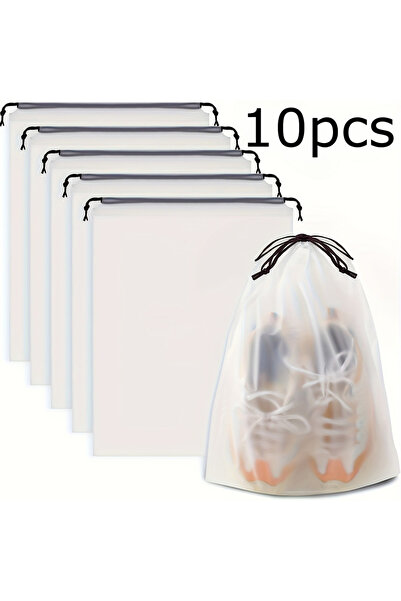 Choice1 10cs 5/10/20pcs Travel Shoe Storage Set Portable, High-Quality, Trans...