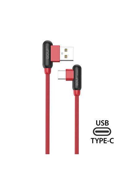 Choice1 1m Red Dual 90 Degree Elbow Type C Fast Charging Cable For Redmi POCO...