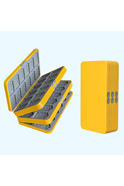 Choice1 Yellow 72-in-1 storage box suitable for Switch 1/2 game cards