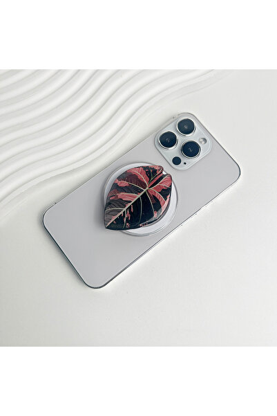 Choice5 حامل الهاتف CX38-03 Troal Leaf Sket لجهاز Magsafe IPhone Mac Safe Rin...