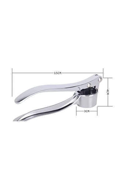 Choice Silvery Garlic Crusher Stainless Steel Garlic Crusher Handheld Garlic ...