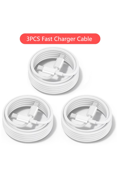 Choice7 كابل شحن سريع USB-C إلى USB Type-C بطول 1.5 متر، 3 قطع، من NNBILI، يد...