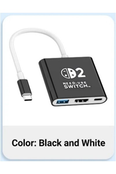 choice2 محطة Dking باللونين الأبيض والأسود لجهاز Nintendo Switch 2/1، موزع TY...