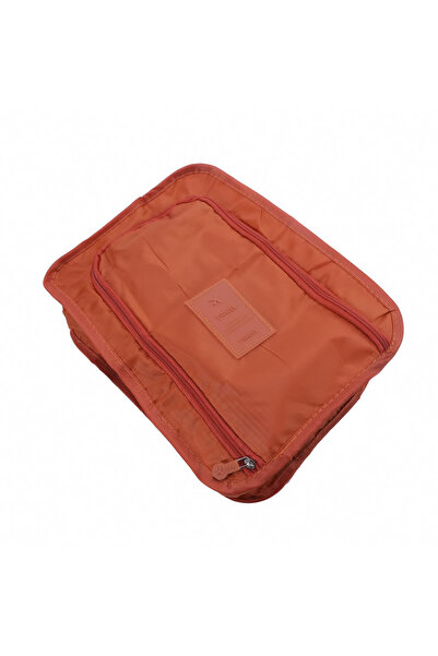 Choice6 Orange Portable Shoe Bags Travel Holds Multifunction Folding Storage ...