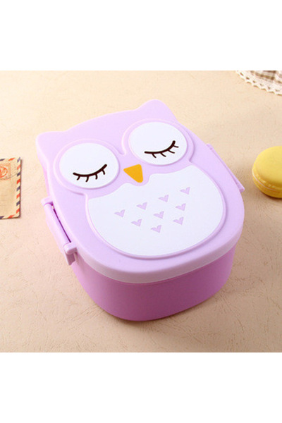 Choice3 علبة غداء بلاستيكية محمولة واحدة باللون الأرجواني، دلو معزول، علبة بي...