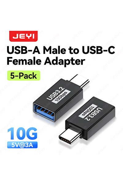 choice2 مجموعة محولات JEYI من النوع A إلى النوع C (5 قطع) - محول USB-C إلى US...