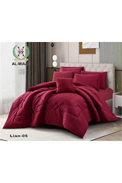 ALMIADD Layan Winter Soft Velvet Bedspread (7 Pieces) - Double Size - 250x230