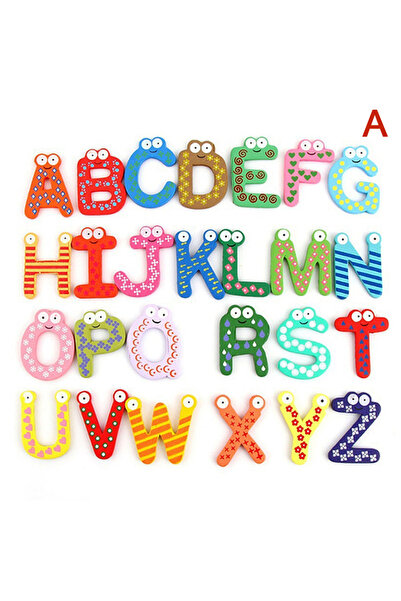 choice2 مجموعة واحدة من حروف الأبجدية المغناطيسية التعليمية، مغناطيسات للثلاج...