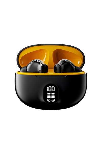 Choice1 سماعة أذن بلوتوث أصلية سوداء اللون، جودة صوت عالية الوضوح (HiFi) ممتا...