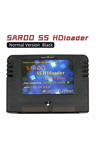 Choice12 بطاقة قراءة سريعة SAROO SS عادية سوداء اللون لجهاز سيجا ساتورن، إصدا...