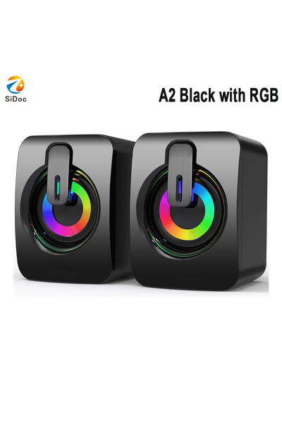 choice2 Speaker A2 Black with RGB Suitable for Macbook desktop laptop speaker...