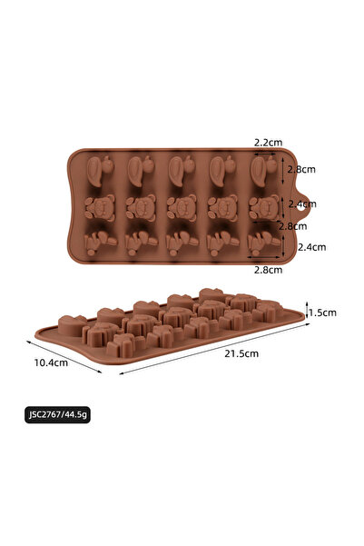 Choice9 6 قوالب سيليكون لصنع حلوى الشوكولاتة، قوالب كيك، صينية خبز للمعجنات و...