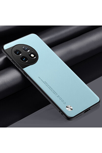 Choice جراب فاخر من جلد الصناعي باللون الأزرق الفاتح لهاتف ون بلس 13، متوافق ...