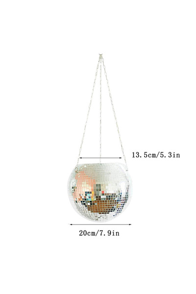 Choice1 B3848B 20cm 1pc Unique Handcrafted Bohemian-Inspired Hanging Disco Mi...