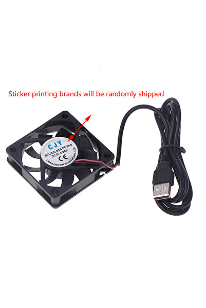 Choice1 6015 1PC PC Computer Case Cooler 60mm USB Fan 5V Brushless Cooling Fa...
