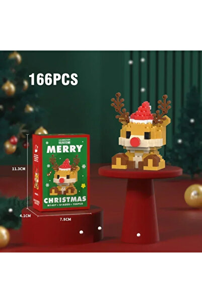 Choice14 W1507-07(166PCS)-1PC Merry Christmas Toy Tree Building Clamping Blks...