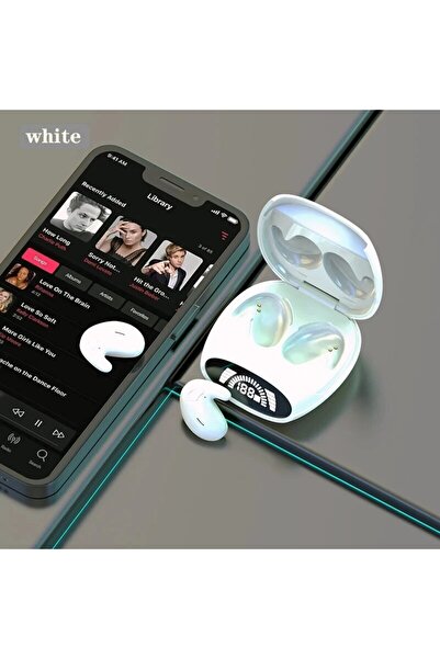 Choice سماعات رأس رياضية لاسلكية بيضاء عالية الجودة بتقنية البلوتوث TWS مزدوج...