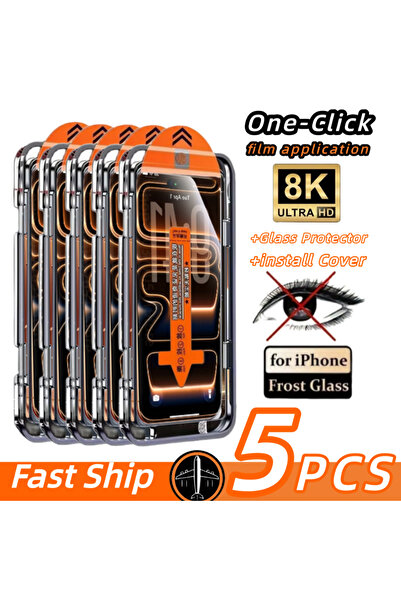 Choice24 ٥ قطع من واقيات الشاشة الزجاجية المقواة عالية الدقة لهواتف آيفون ١٥ ...