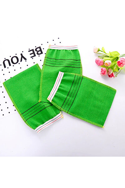 Choice7 green 3 pcs Korean Asian Exfoliating Bath Washcloth Body Scrub Shower...