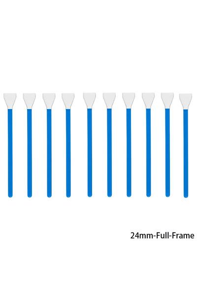 choice2 مجموعة مسحات تنظيف مستشعر الكاميرات الرقمية الاحترافية (24 مم - 10 قط...