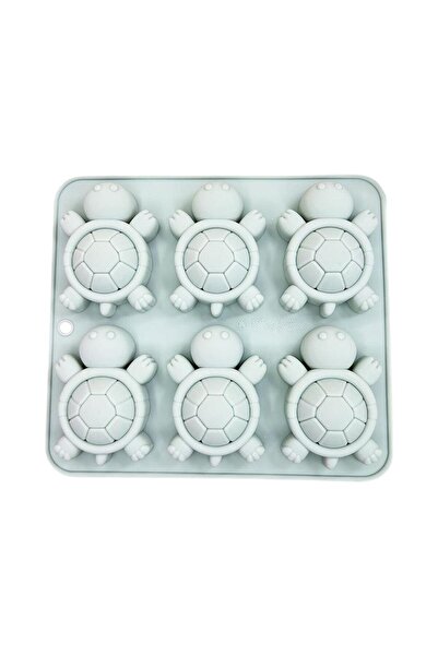 Choice1 A 6-piece Turtle Shape Food Grade Silicone Mold Unique Cake Pudding B...