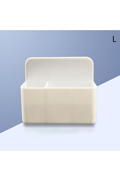 Choice4 صندوق تخزين مغناطيسي أبيض اللون، حامل أقلام سبورة بيضاء بلاستيكي، حاو...