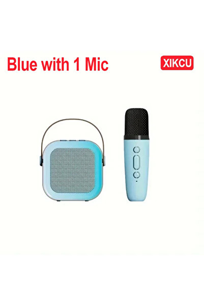 Choice3 مكبر صوت بلوتوث 5.3 محمول من XIKCU، أزرق اللون، مزود بميكروفون واحد، ...