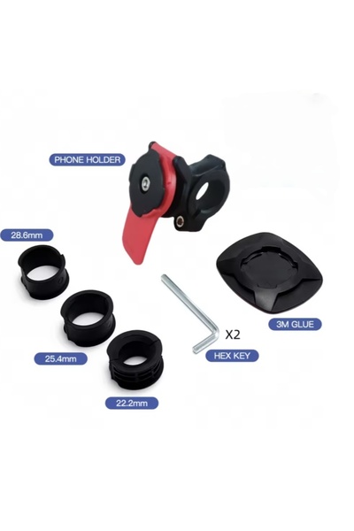 Choice3 حامل هاتف للدراجات النارية والهوائية من ريد بي - مناسب لجميع أجهزة آي...