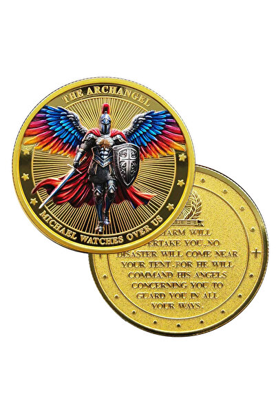 Choice عملة تذكارية ذهبية للقديس ميخائيل الملاك، عملة تذكارية لأجنحة فارس محا...