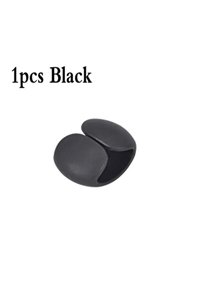 Choice قطعة واحدة من واقيات كابل الشحن السوداء، حامل سماعات الأذن، مشبك سلك، ...